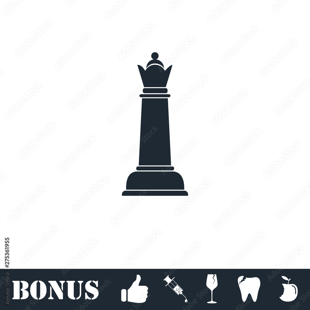 Chess icon flat Chess icon flat