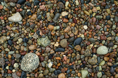 Collection de galets multicolores de granit 