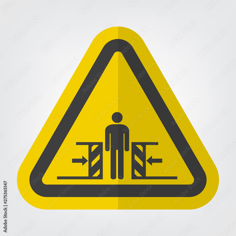 Body Crush Force From Two Sides Symbol Sign Isolate On White Background,Vector Illustration Body Crush Force From Two Sides Symbol Sign Isolate On White Background,Vector Illustration