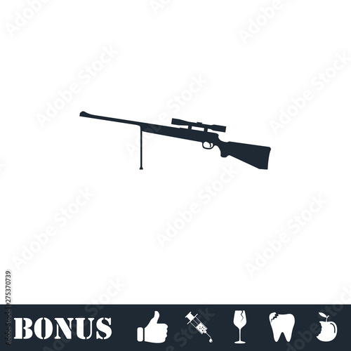 Weapon icon flat