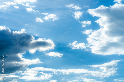 blue sky with clouds