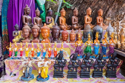 The art sculpture in Souvenirs shop, Siem Reap, Cambodia.