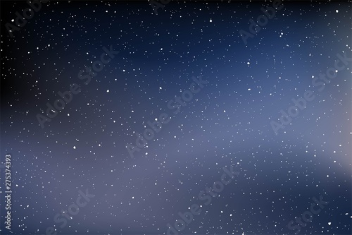 Night sky with many stars background