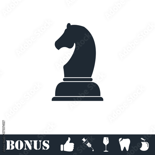 Chess icon flat