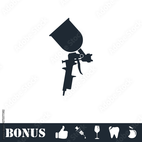 Pulverizer for painting icon flat
