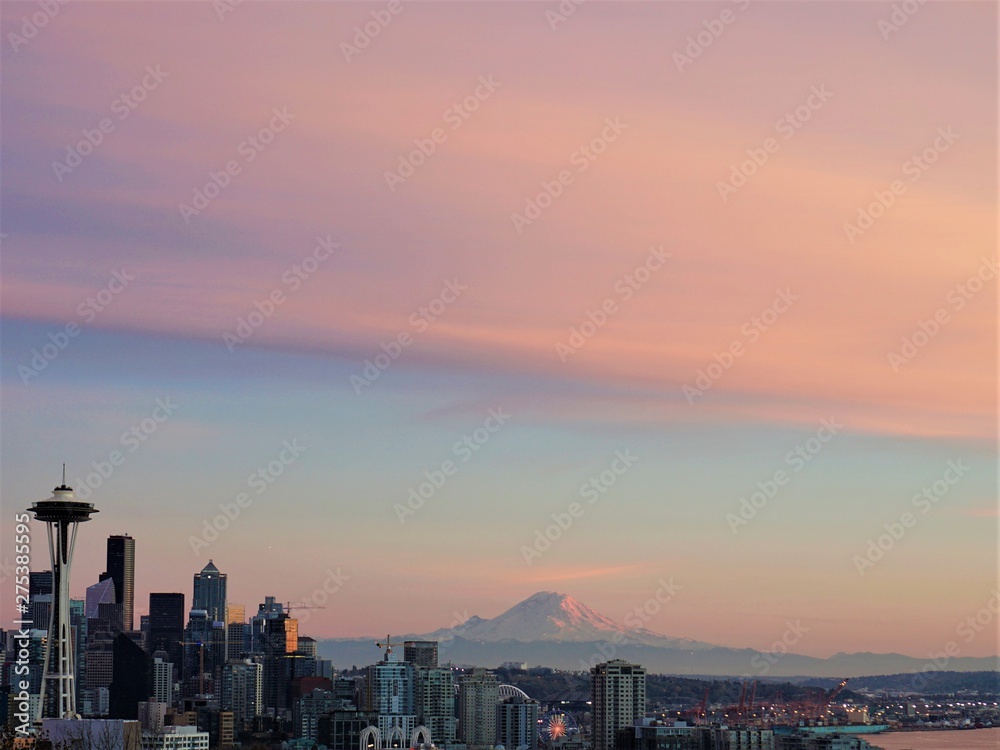 Fototapeta premium Seattle Sunset