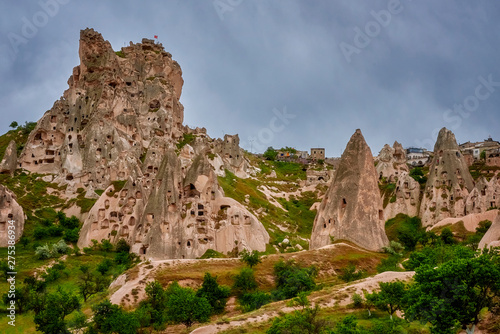 Rock town, Cappadocia, a historical land located in the north-east of Turkey.
