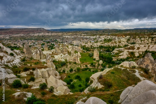 Rock town, Cappadocia, a historical land located in the north-east of Turkey.