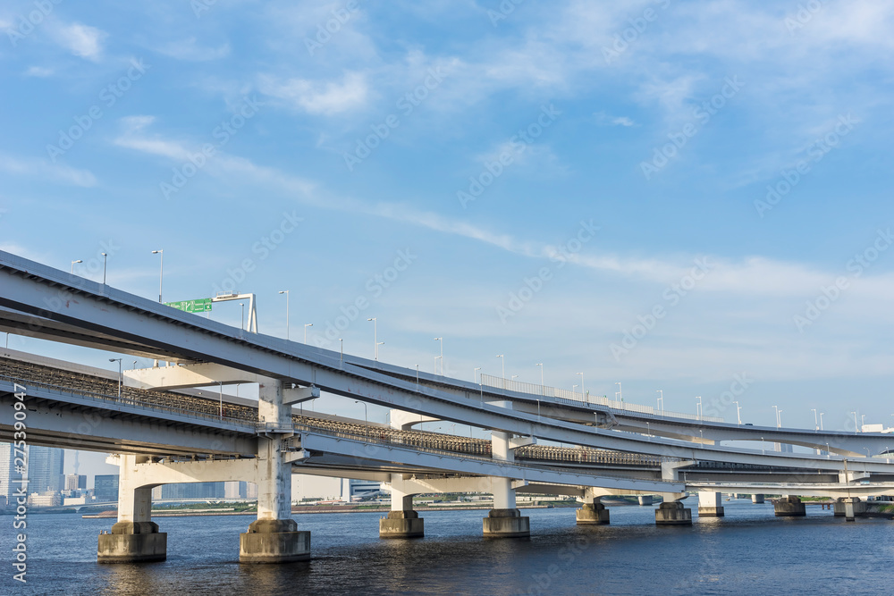 Fototapeta premium お台場 レインボーブリッジの風景