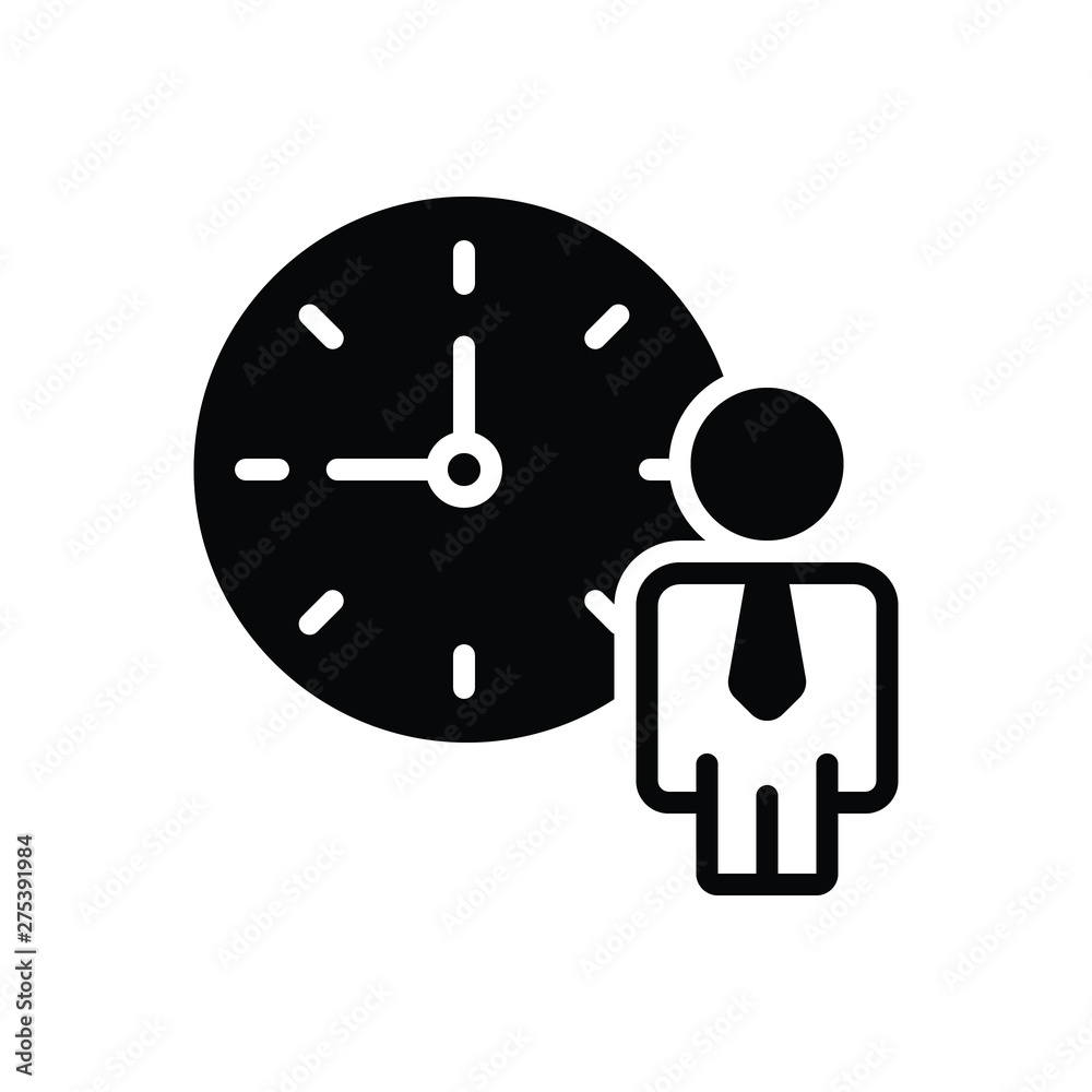 Black solid icon for personal schedule Black solid icon for personal schedule