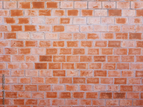 New modern orange brick wall