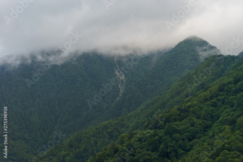 Mountain in the mist