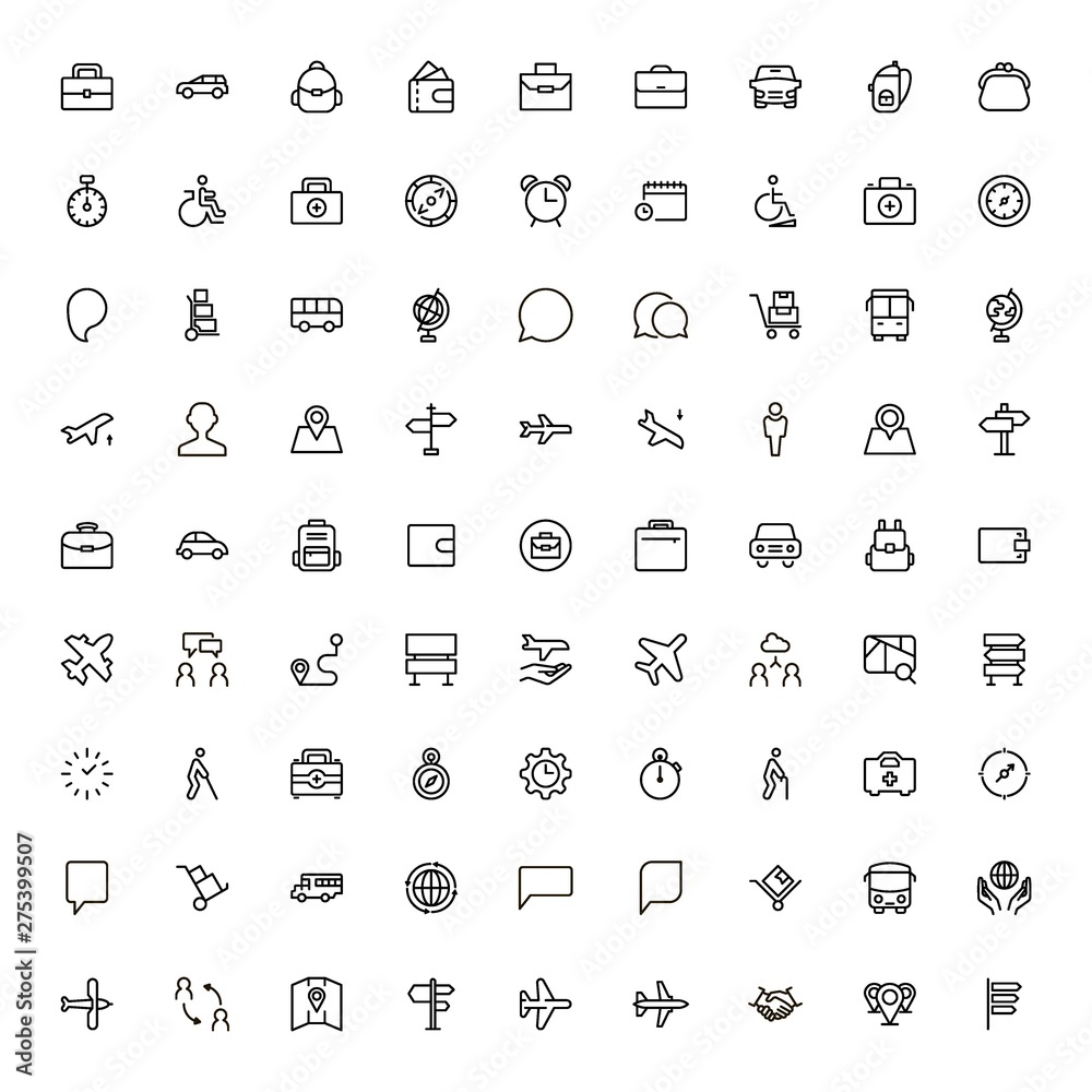 Line icon set Line icon set
