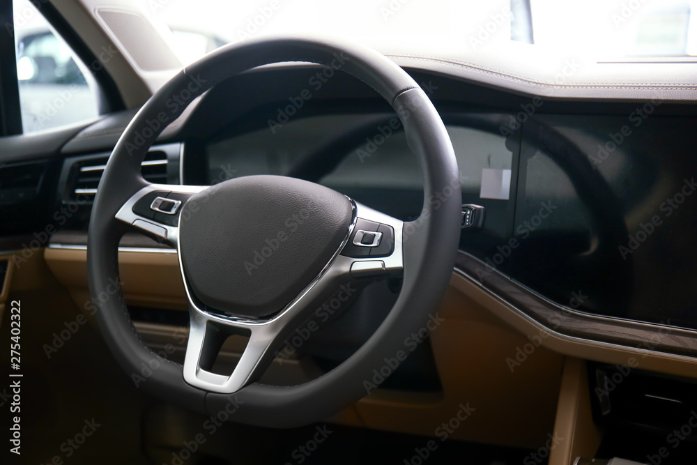 Salon of stylish modern car Salon of stylish modern car