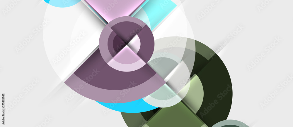 Geometric design abstract background - circles Geometric design abstract background - circles