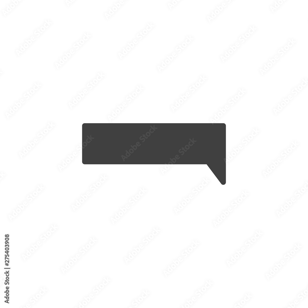 Comment dialog message vector icon. filled flat sign for mobile concept and web design. Speech bubble glyph icon. Symbol, logo illustration. Vector graphics Comment dialog message vector icon. filled flat sign for mobile concept and web design. Speech bubble glyph icon. Symbol, logo illustration. Vector graphics