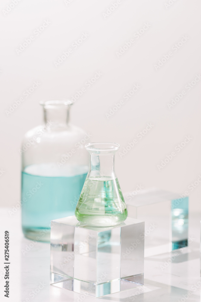 Bottles with different perfume oils on table Bottles with different perfume oils on table
