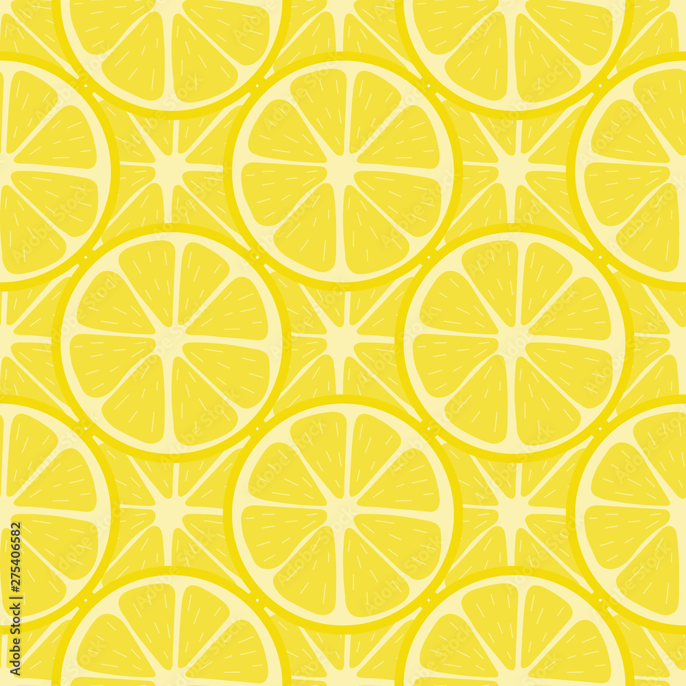 Seamless pattern with fresh lemon fruit. Abstract lemon background. Vector illustration for design, web, wrapping paper, fabric, wallpaper. Seamless pattern with fresh lemon fruit. Abstract lemon background. Vector illustration for design, web, wrapping paper, fabric, wallpaper.