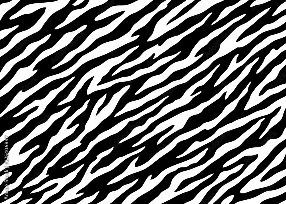 Zebra pattern design, vector illustration background.  For print, textile, web, home decor, fashion, surface, graphic design