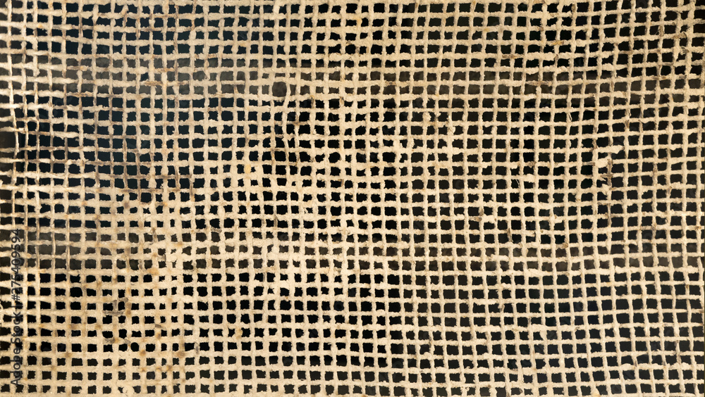 Textura de malla metálica en tejido oxidada que necesita mantenimiento  Stock Photo