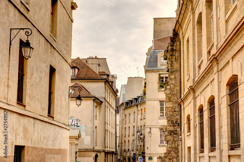 Marais district in Paris