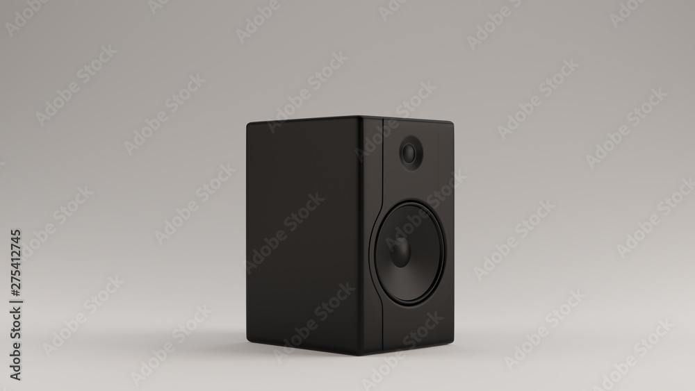 Obraz premium Black Modern Speaker 3d illustration 3d render