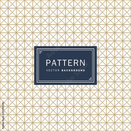 Vector high quality elegant seamless pattern background illustration made with thin golden structural lines on white background. Suitable for business, finance and luxury fashion related projetcs