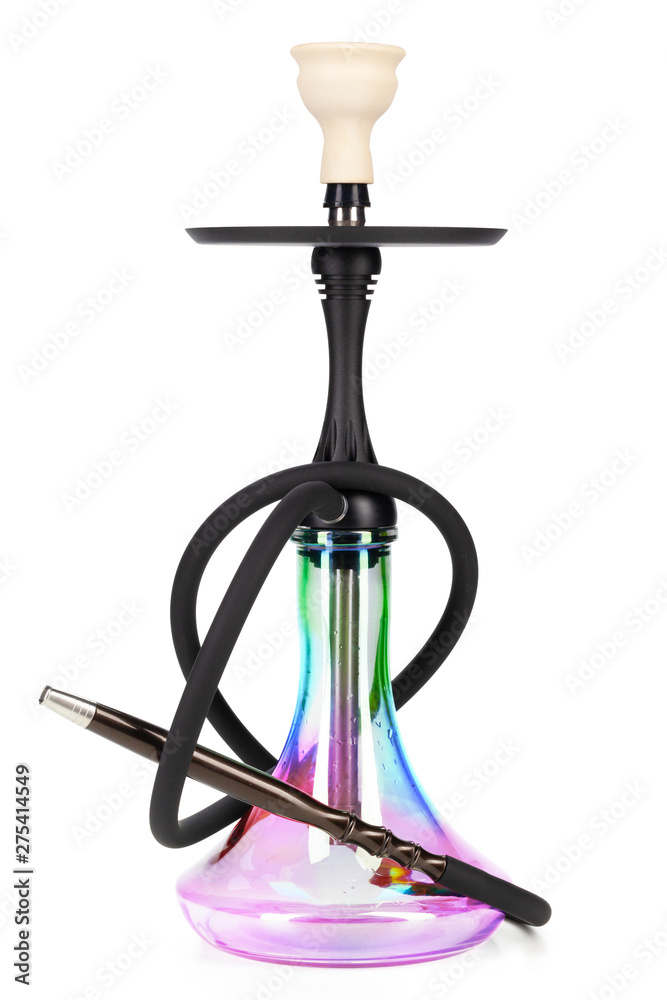 Modern hookah isolated on white background. Modern hookah isolated on white background.