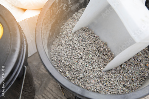 Photos Chemical suction sand absorbent in the tank