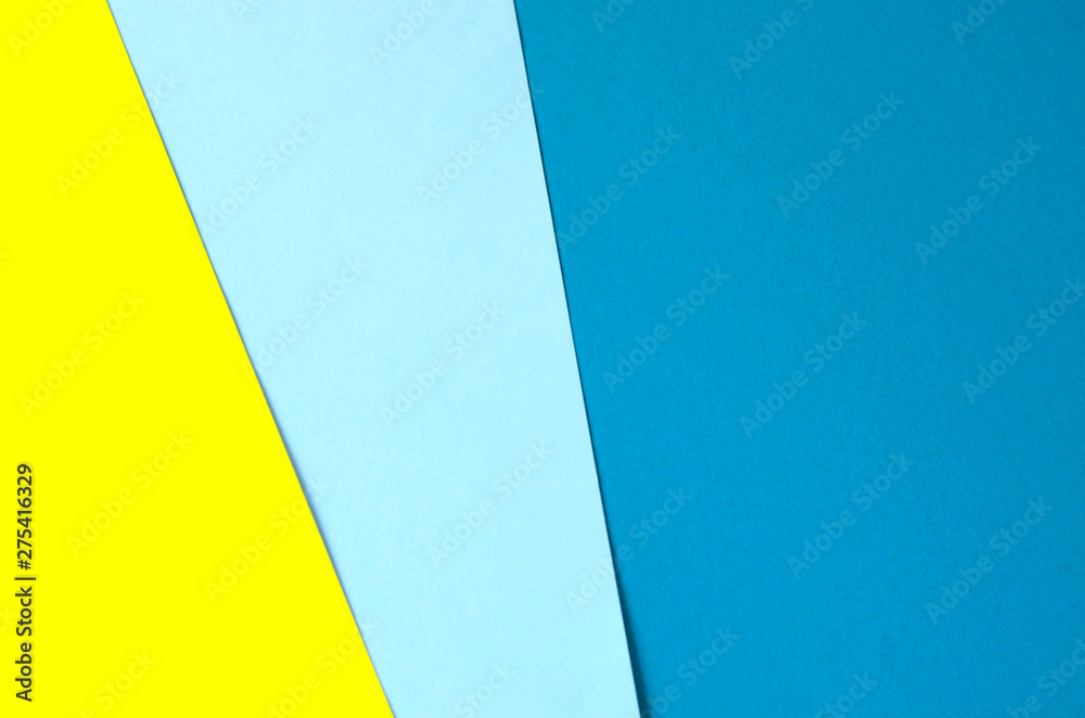 Bright paper background of several colors.