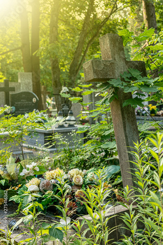 Cemetery in Poland.