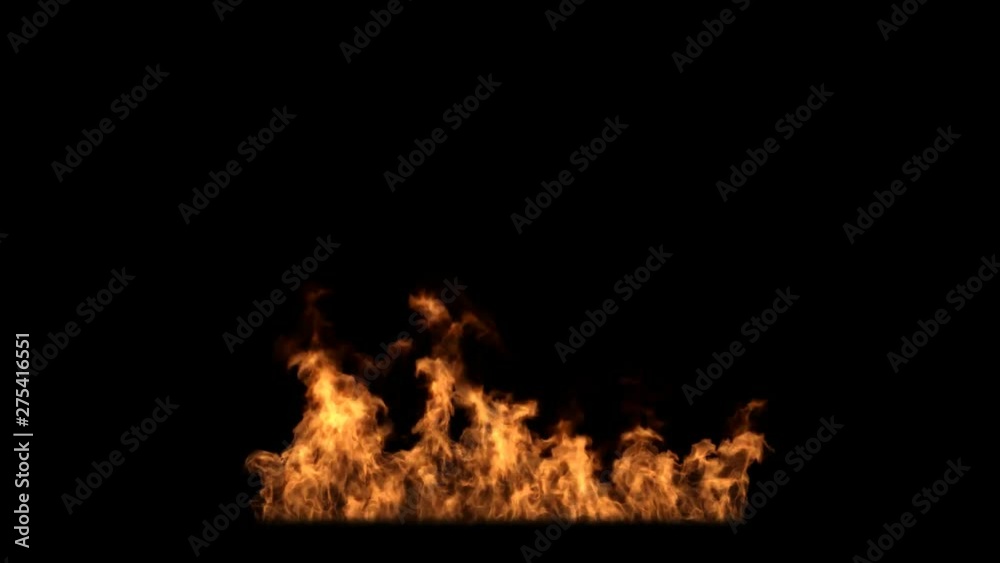 Fire element with alpha channel, Front View 03 Fire element with alpha channel, Front View 03