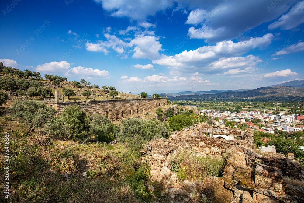 Views from the ancient city of Alinda. Aydin