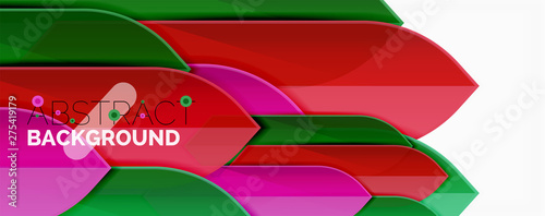 Abstract color lines dynamic background, modern material design style