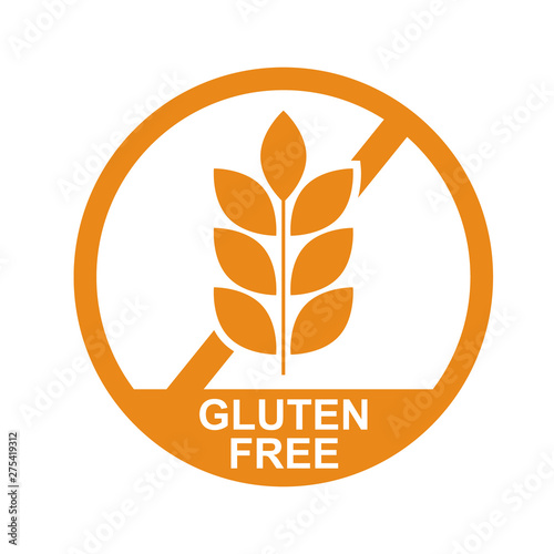 Gluten Free sticker for food