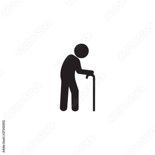 old man silhouette