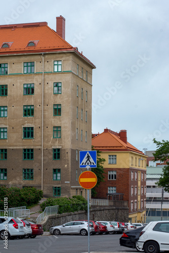 Turku architecture town view, Suomi, Finland