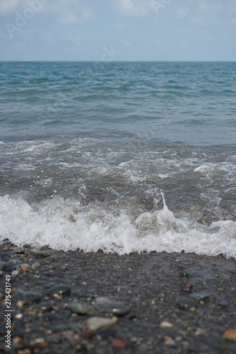 waves on the beach