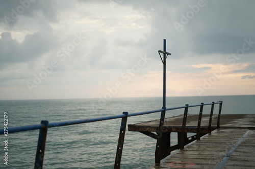 pier at sunset