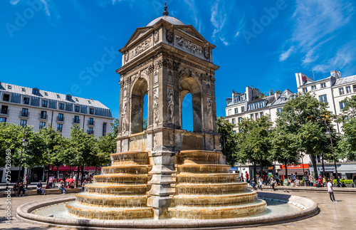 France, 1st arrondissement of Paris, rue Saint-Denis, Fointaine des Innocents (16th century)