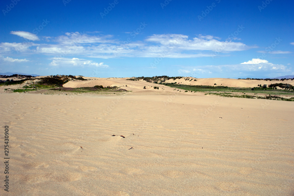 Beautiful deserted place where there is no one at all