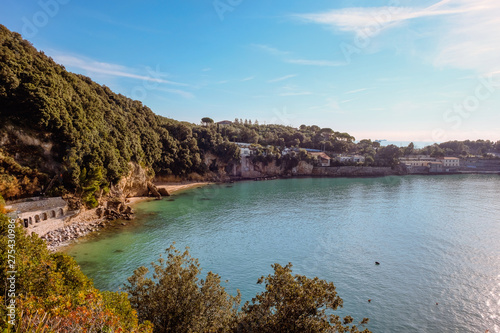 Views from the coast of Liguria in Italy