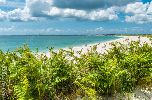 France, Brittany, Finistere, Combrit, Sainte Marine beach photo