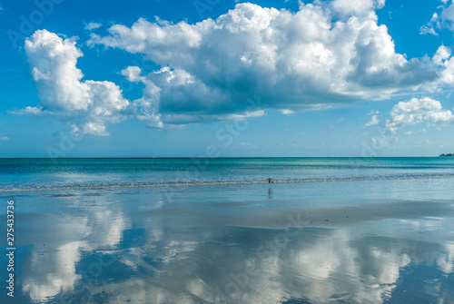 France, Brittany, Finistere, Combrit, Sainte Marine beach photo