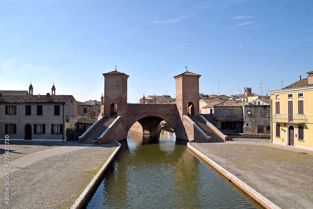 The Porta of Torrioni in Comacchio - Ferrara - Italy The Porta of Torrioni in Comacchio - Ferrara - Italy