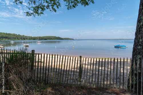 Wallpaper Mural sand beach of Lacanau lake in France Torontodigital.ca