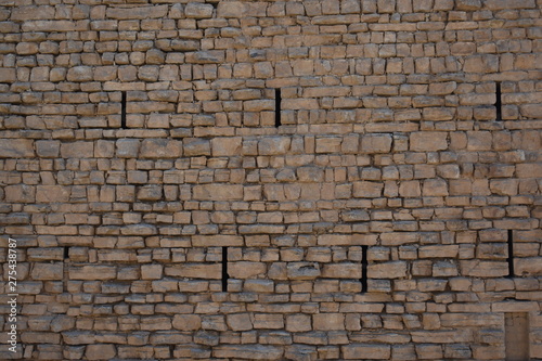 Detail of former crusader castle, Jordan