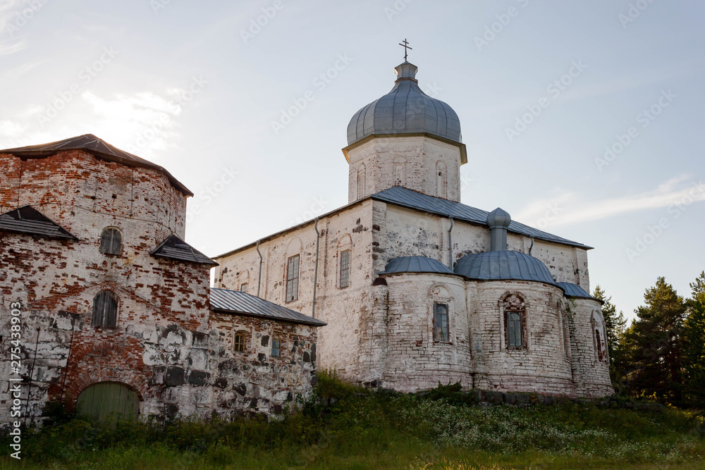 Cathedral of the Exaltation of the Cross. Russia, Arkhangelsk region, Onega district, Kiy island, White sea