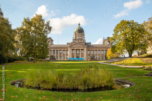Ansicht des hanseatischen Gerichts in Hamburg, Deutschland.