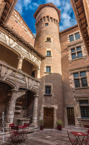 rance, Tarn, Albi, episcopal city (UNESCO World Heritage) (Saint James way), Hotel particulier Reynes (Reynes Mansion) 16th century, pasteliers family Rue Timbal photo